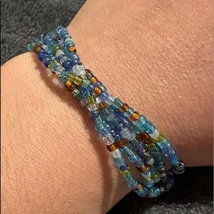 5 Strand Hand Beaded Flexi Multi-style Bracelet